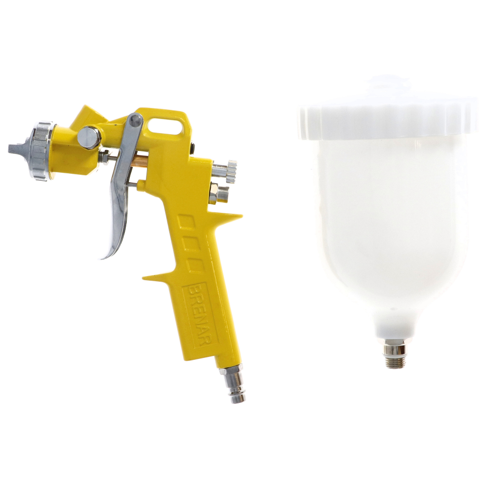 Pistol pentru vopsit cu aer si rezervor in sus 0.5l Brenar [2]