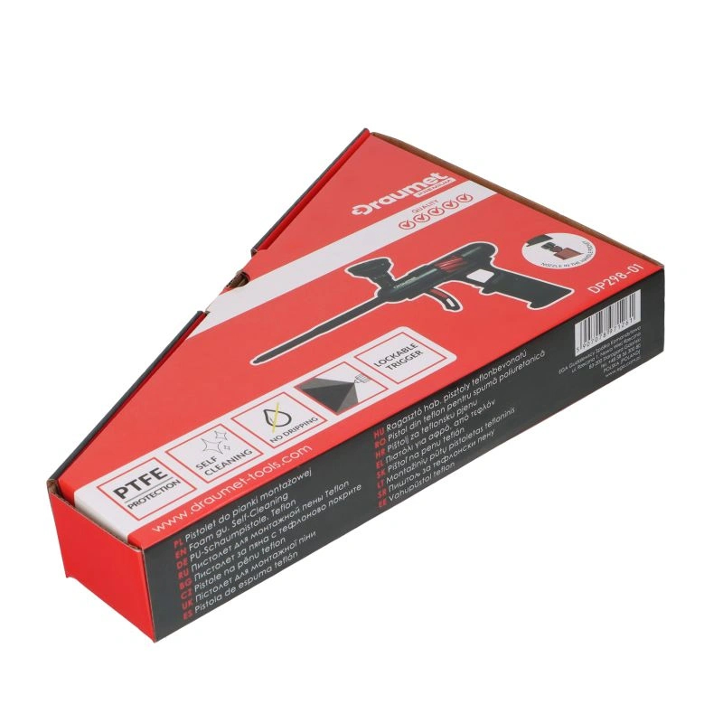 Pistol profesional pentru spuma cu duza reglabila pentru izolatii termice Draumet [7]