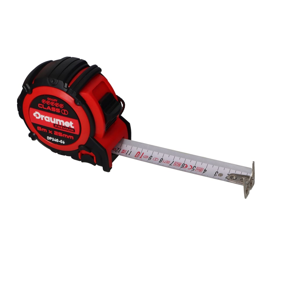 Ruleta PRO 8mx25mm Fast-Stop Draumet [2]