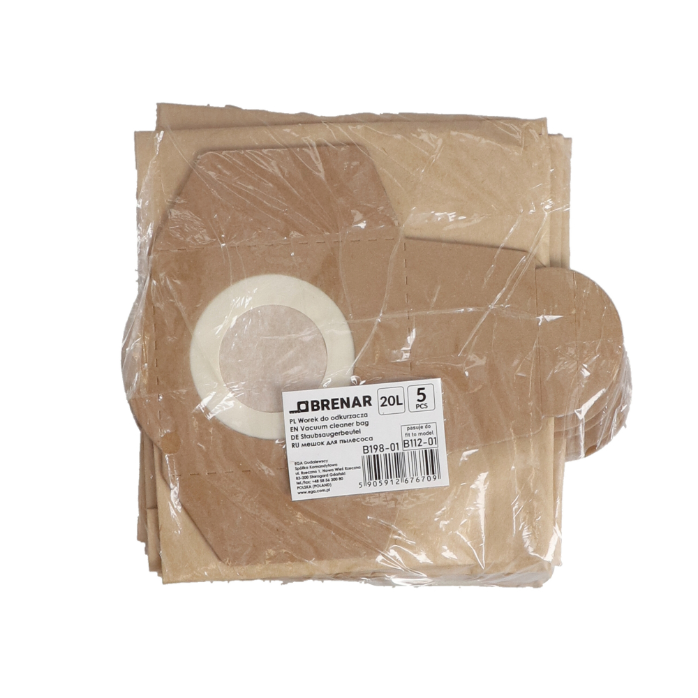 Saci pentru aspirator 20l din hartie universal Faster Tools [4]