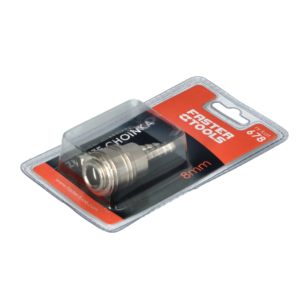 Set 2 conectori aer 10mm pentru furtun de compresor Faster Tools [4]