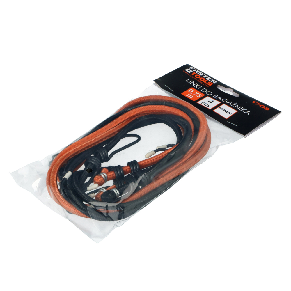 Set 4 cordeline elastice 75cm Faster Tools [2]