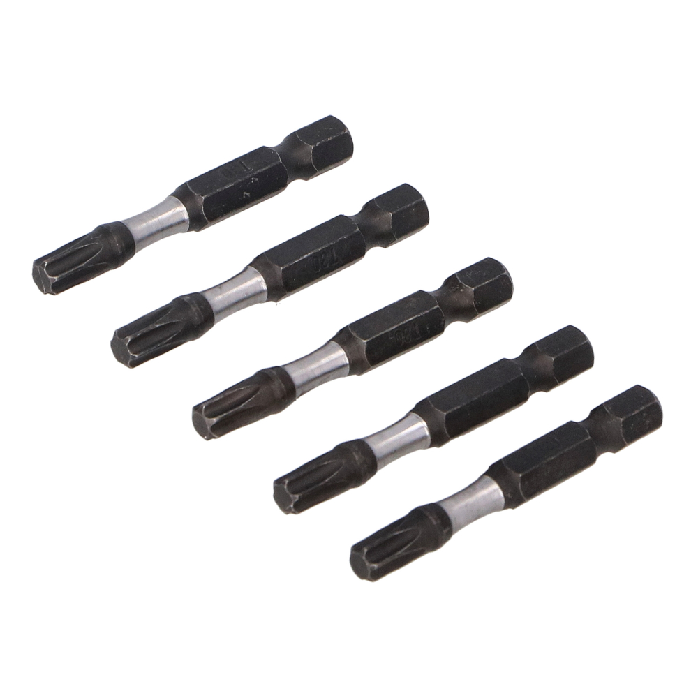 Set 5 biti negri pentru impact profesionali T30x50mm Draumet [1]