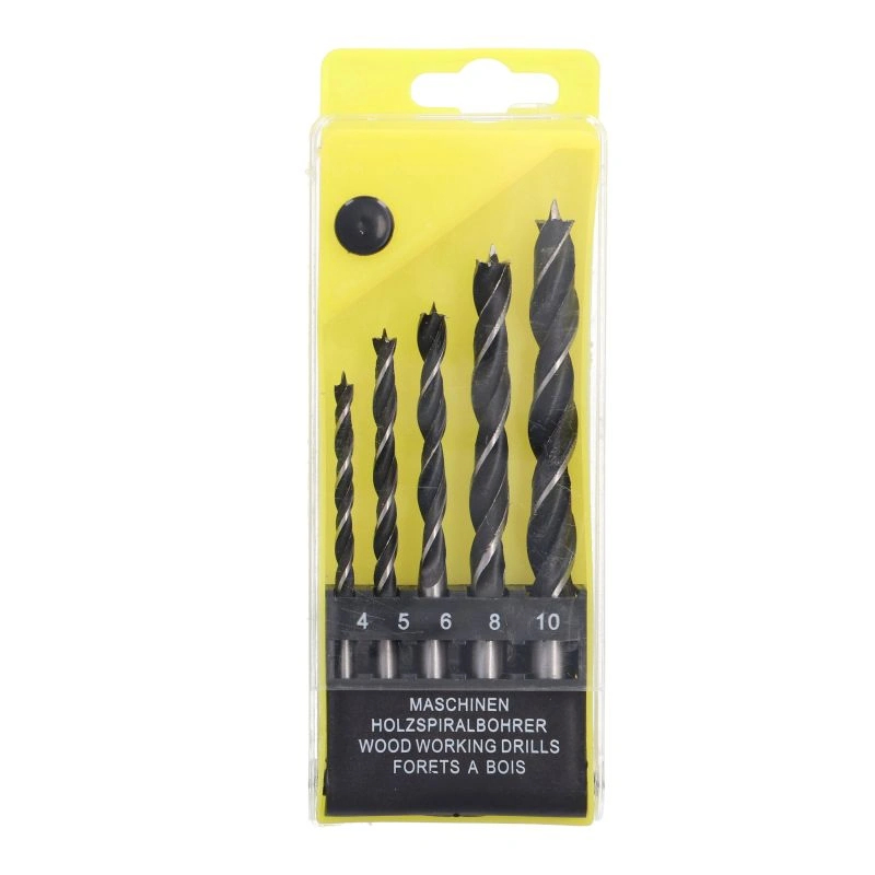 Set 5 burghie pentru lemn 4, 5, 6, 8, 10mm Brenar [5]