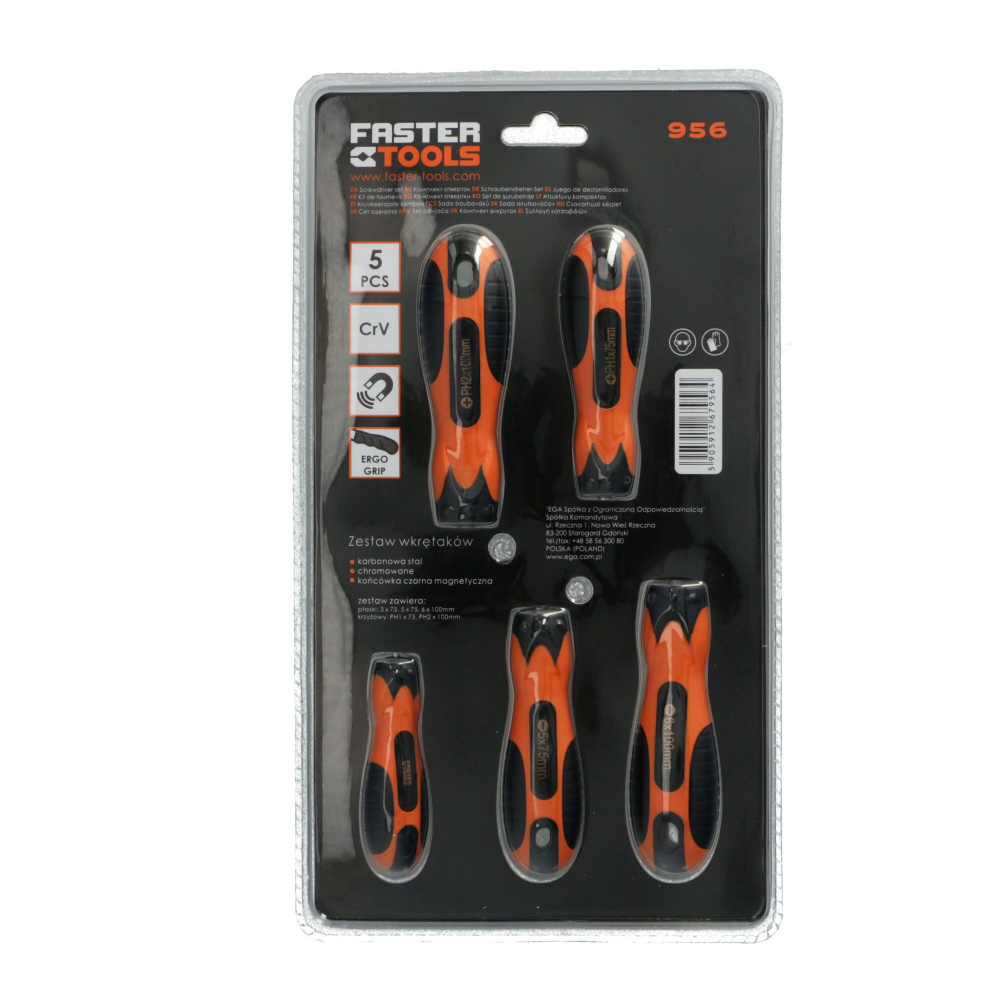 Set 5 surubelnite cruce si drepte Faster Tools [4]
