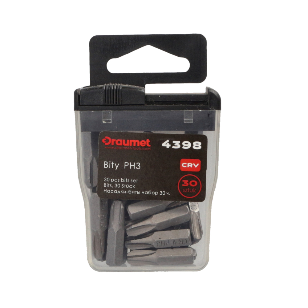 Set biti PH3 lungime 25mm S2 30buc/set Draumet [2]