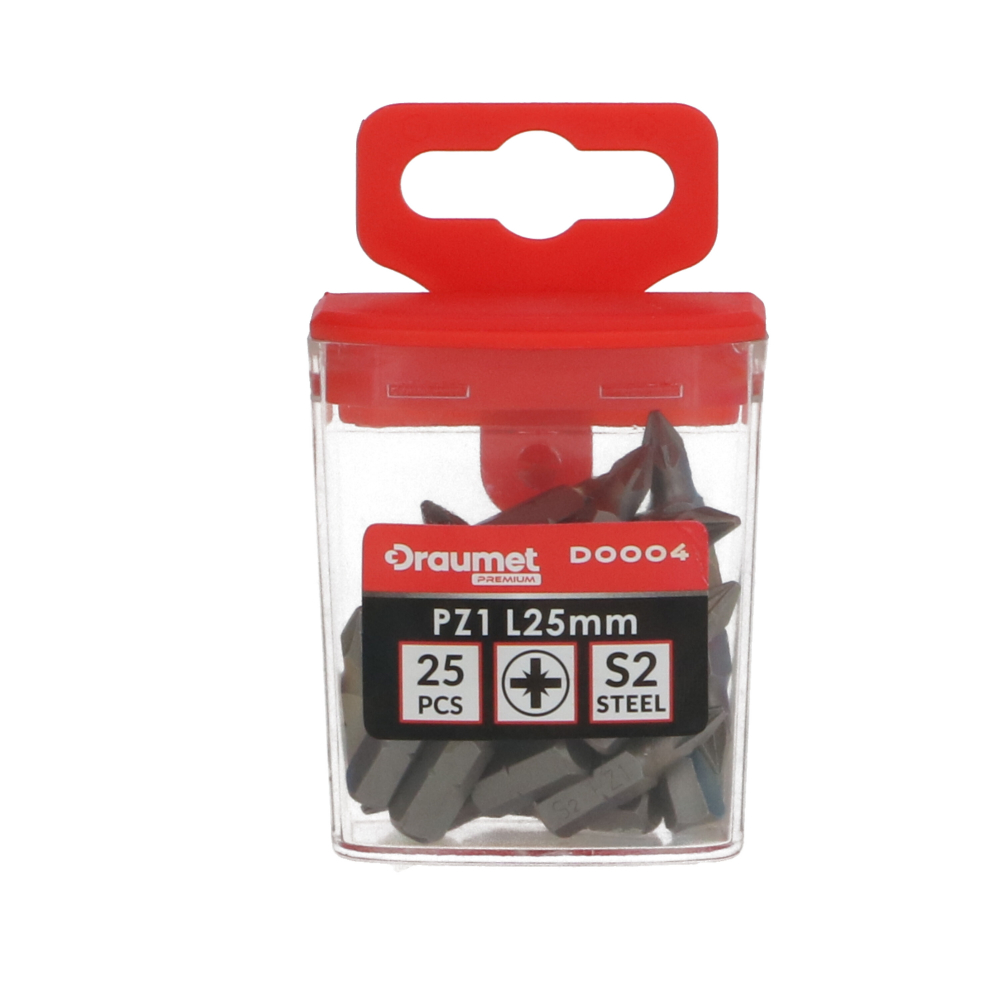 Set biti profesionali PZ2 lungime 25mm S2 25buc/set Draumet [2]
