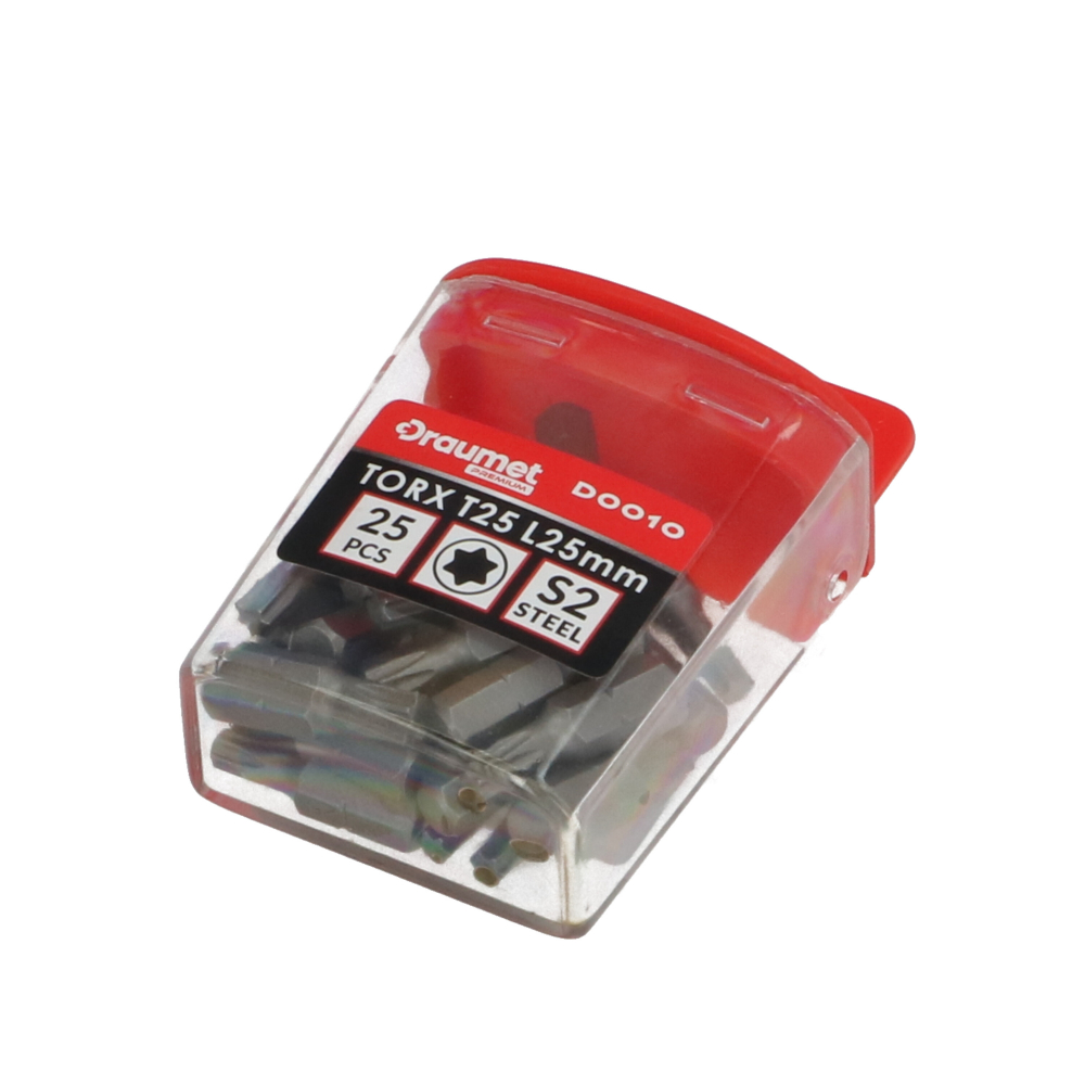 Set biti profesionali T40 lungime 25mm S2 25buc/set Draumet [2]