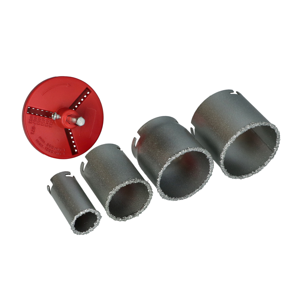 Set carote glazurate cu tungsten 4buc/set Faster Tools [2]