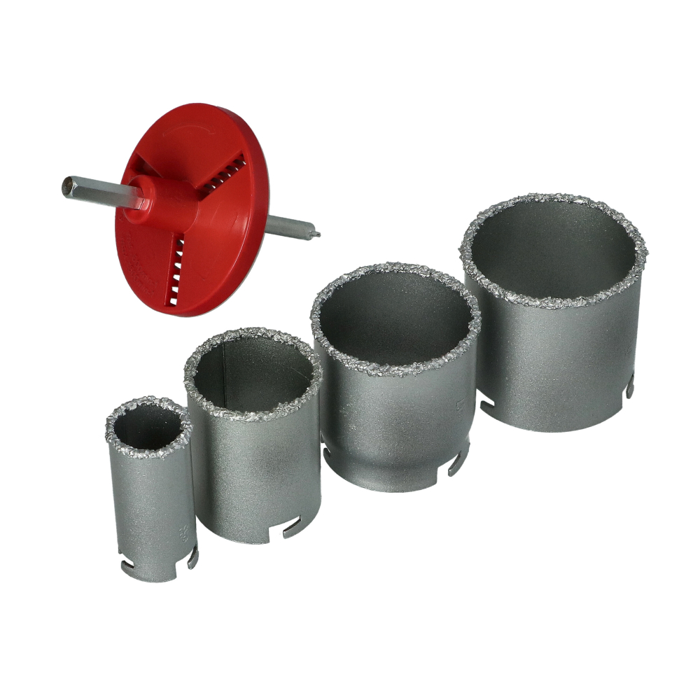 Set carote glazurate cu tungsten 4buc/set Faster Tools [1]