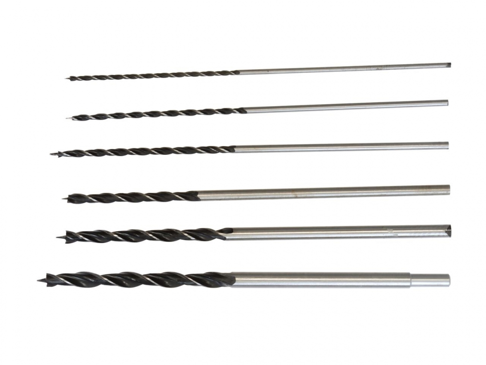Set de burghie pentru lemn Geko, 4-12mm / 300mm, 6 piese, G38105 [3]