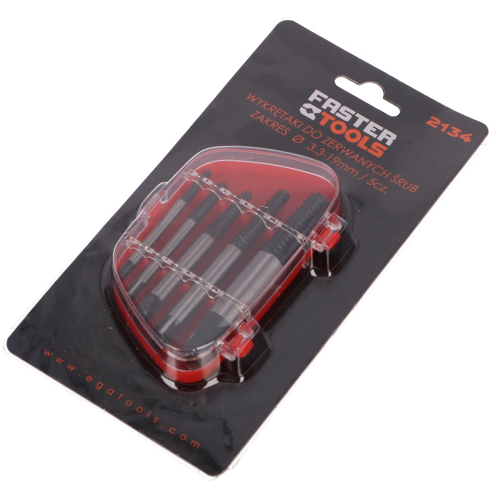 Set extractoatre pentru suruburi rupte 5buc/set Faster Tools [2]