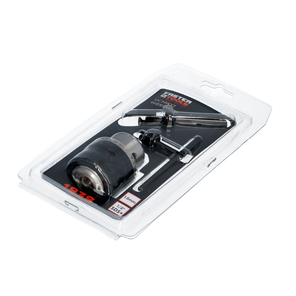 Set mandrina cu cheie si adaptor pentru bormasina 13mm Faster Tools [4]