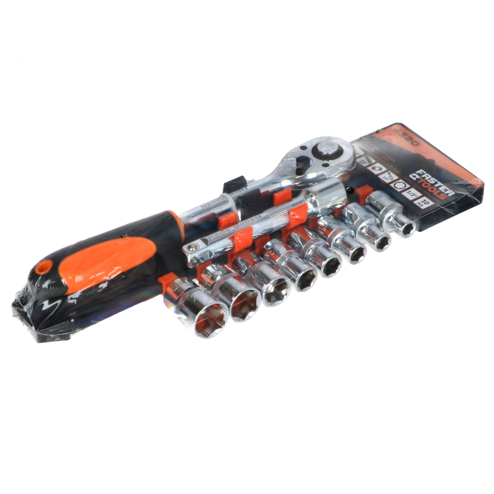 Set tubulare 1/2 10 piese 8-21mm Faster Tools [3]