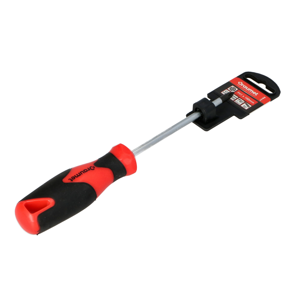Surubelnita cu maner cauciucat cruce PH2x100mm Draumet [2]