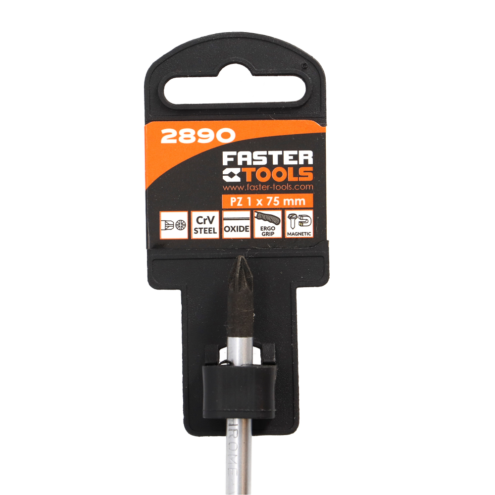 Surubelnita cu maner cauciucat cruce PH3x150mm Faster Tools [4]