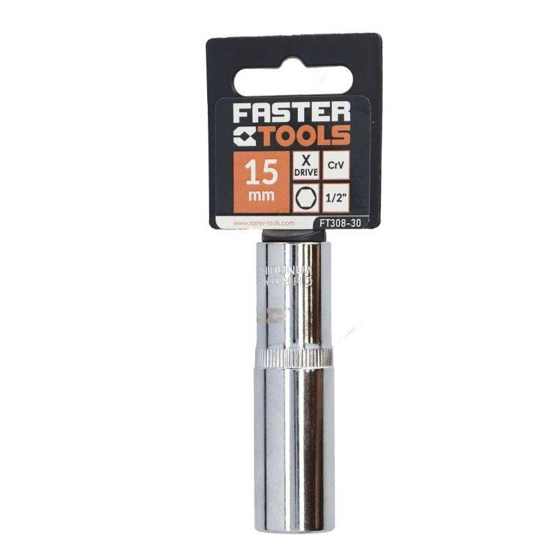 Tubulara hexagonala 1/2-15mm lungime 78mm CR-V  Faster Tools [4]