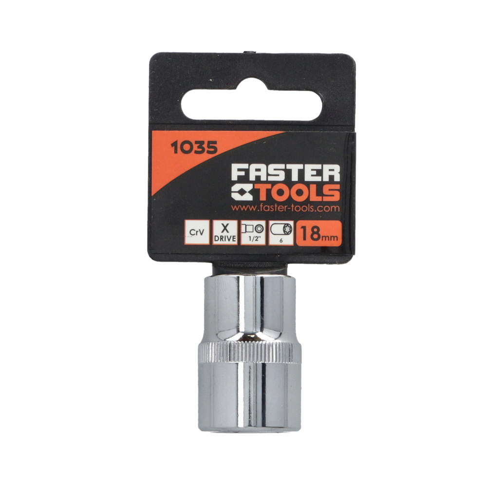 Tubulara hexagonala 1/2-8mmCR-V  Faster Tools [4]