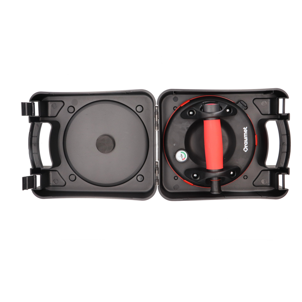 Ventuza profesionala cu pompa de vid si manometru 200mm - 130kg Draumet [6]
