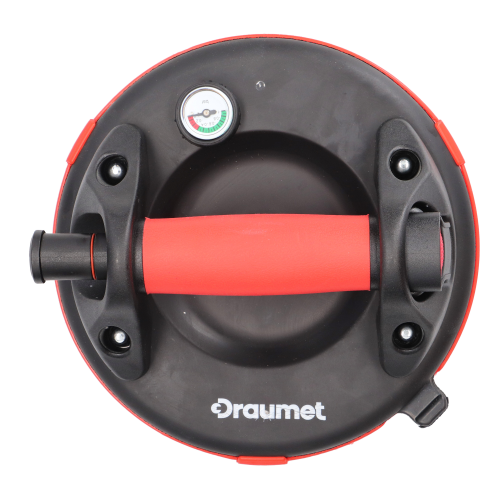 Ventuza profesionala cu pompa de vid si manometru 200mm - 130kg Draumet [2]
