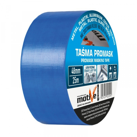 Benzi pentru zidarie - Banda de mascare textila si PE 48mmx50m Motive