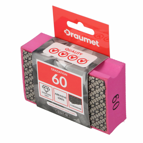 Burete pentru slefuire placi ceramice si piatra naturala gr. 60 Draumet [3]