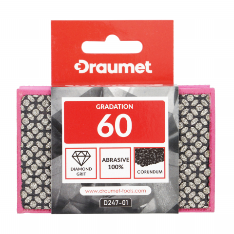 Burete pentru slefuire placi ceramice si piatra naturala gr. 60 Draumet [4]