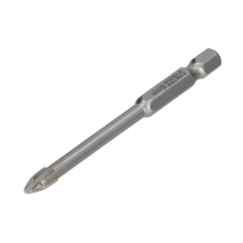 Burghie pentru sticla si ceramica - Burghiu in cruce pentru ceramica si sticla 6mm Faster Tools