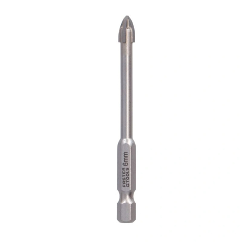 Burghiu in cruce pentru ceramica si sticla 6mm Faster Tools [2]