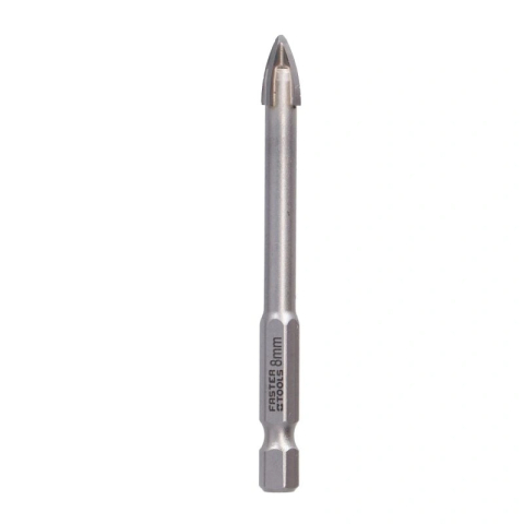 Burghiu in cruce pentru ceramica si sticla 8mm Faster Tools [3]