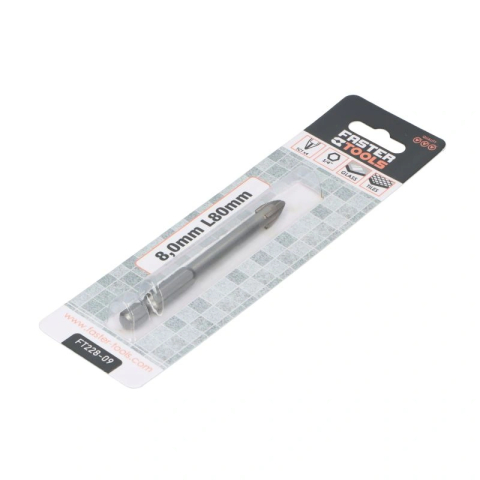 Burghiu in cruce pentru ceramica si sticla 8mm Faster Tools [1]