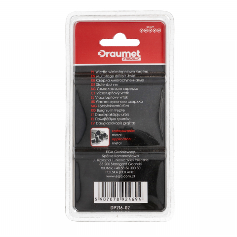 Burghiu in trepte pentru metal HSS-M2 Titanizat 4-20mm Draumet [5]