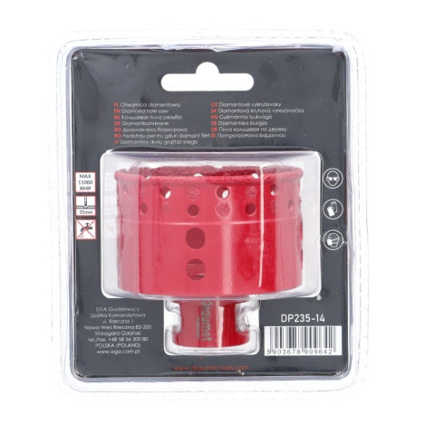 Carota diamantata M14 65mm AERO Profesionala Draumet [5]
