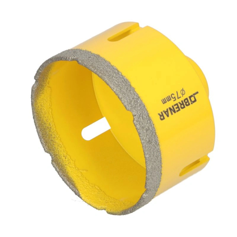 Carote pentru ceramica - Carota diamantata M14 75mm Brenar