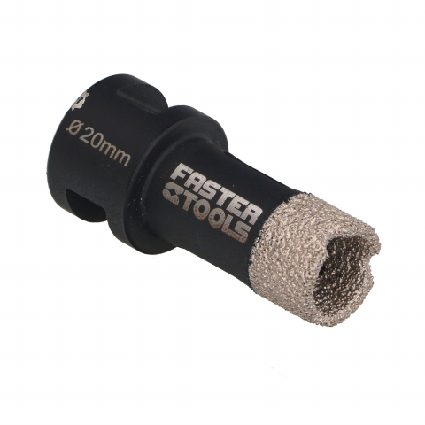 Dischete pentru slefuire ceramica - Carota diamantata profesionala M14 20mm Faster Tools