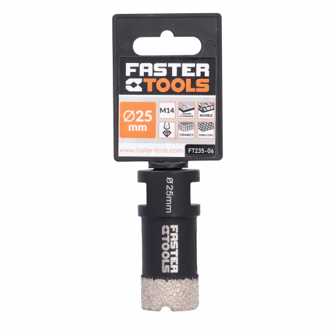 Carota diamantata profesionala M14 25mm Faster Tools [2]