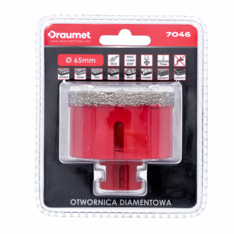 Carota diamantata profesionala M14 28mm Draumet [1]