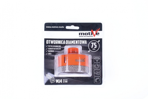 Carota diamantata profesionala M14 75mm [1]