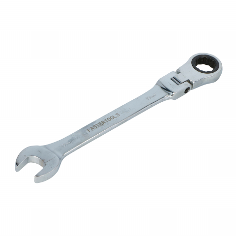 Chei combinate cu clichet - Cheie cu clichet combinata 8mm cu cap flexibil Faster Tools
