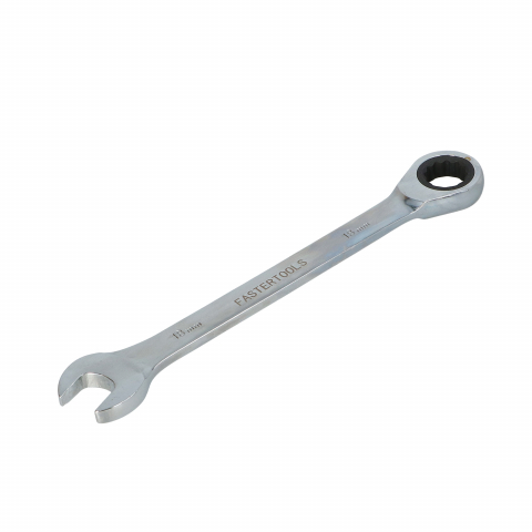 Chei combinate cu clichet - Cheie cu clichet combinata profesionala 19mm Faster Tools