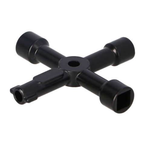 Alte scule de mana - Cheie pentru dulapurile tehnice 4 capete Faster Tools