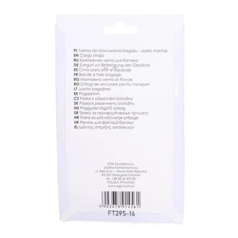 Chinga pentru fixarea bagajelor 25mm x 5m Faster Tools [8]