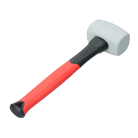 Ciocan cauciucat alb cu maner din fibra 390Gr Draumet [2]