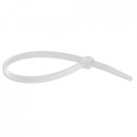 Elemente pentru prindere si fixare - Coliere din plastic albe 4.8x350mm 100buc/set Inter-S