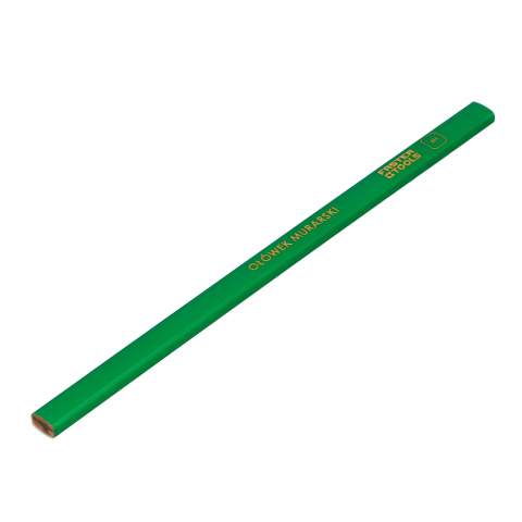 Creioane si creta - Creion lemn 4H 24cm verde Faster Tools