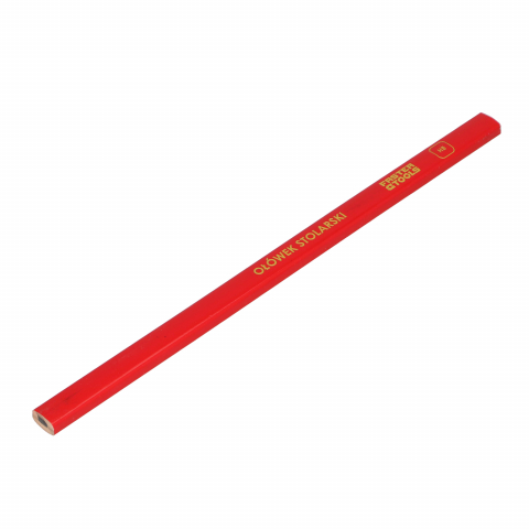 Instrumente pentru scris si trasat - Creion lemn HB 24cm rosu Faster Tools