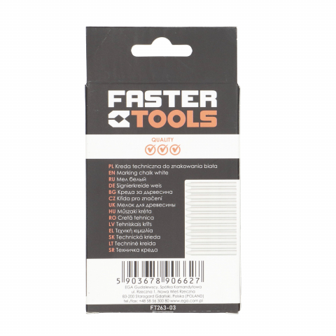 Creta cerata alba 12x116mmcm Faster Tools [4]