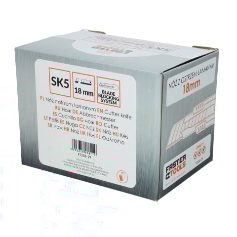 Cutter cu lamela neagra SK5 de 18mm Faster Tools [7]