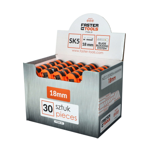 Cutter cu lamela neagra SK5 de 18mm Faster Tools [5]