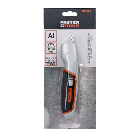 Cutter din aluminiu cu lama trapezoidala 19x60mm Faster Tools [6]